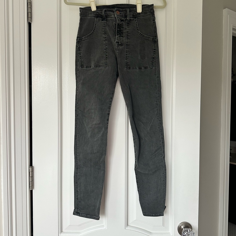 NSF Dark Gray/Charcoal Crop Jeans